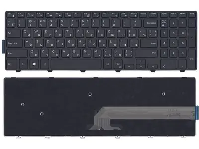 Клавиатура для ноутбука Dell Latitude 3550 чёрная