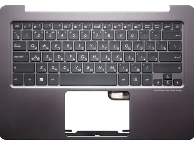 Клавиатура для ноутбука Asus ZenBook UX305 чёрная, верхняя панель в сборе