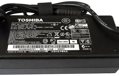 Блок питания 90W для ноутбука Toshiba tecra 9100 Premium с сетевым кабелем