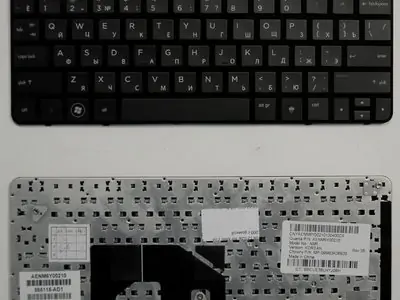 Клавиатура для ноутбука HP Mini 210-1031ER чёрная, с рамкой