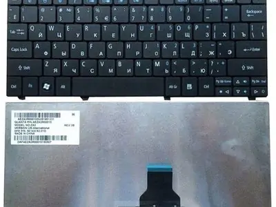 Клавиатура для ноутбука Acer Aspire One 722 чёрная