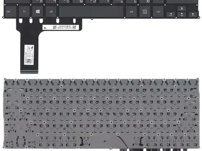 Клавиатура для ноутбука Asus X205 чёрная, без рамки