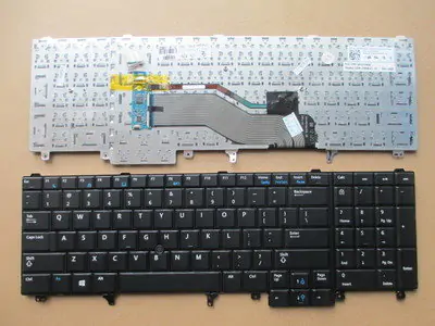Клавиатура для ноутбука Dell Latitude E5530 чёрная, с джойстиком