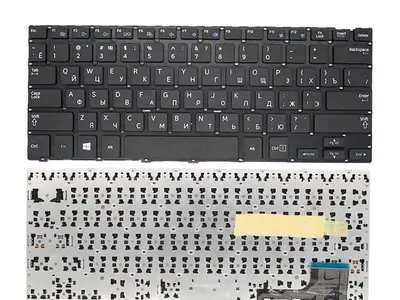 Клавиатура для ноутбука Samsung BA59-03785A чёрная, без рамки