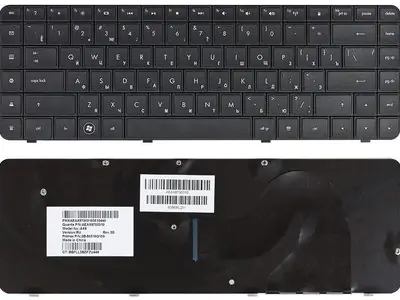 Клавиатура для ноутбука HP Compaq Presario CQ56-170sr чёрная