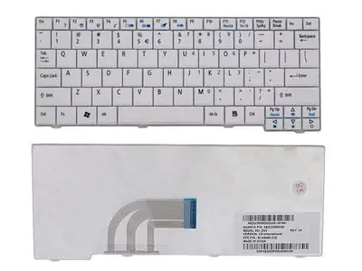 Клавиатура для ноутбука Acer Aspire One 531 белая