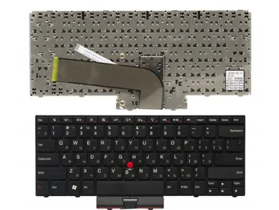 Клавиатура для ноутбука Lenovo ThinkPad Edge 15 чёрная, с джойстиком