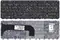 Клавиатура для ноутбука HP Pavilion m6-1033sr чёрная, с рамкой