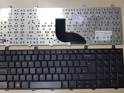 Клавиатура для ноутбука Dell XPS L701X чёрная, глянцевая