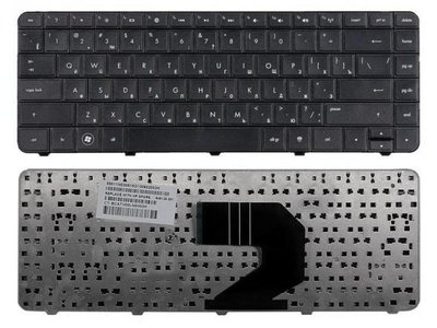 Клавиатура для ноутбука HP Presario CQ58 чёрная