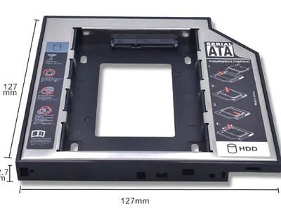 Optibay 12.7 мм, переходник SATA
