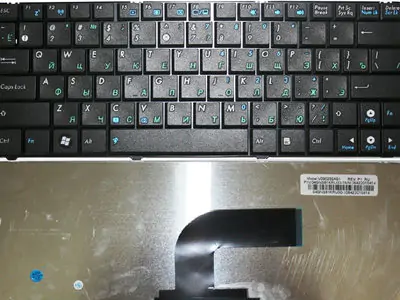 Клавиатура для ноутбука Asus Eee PC 1101 чёрная