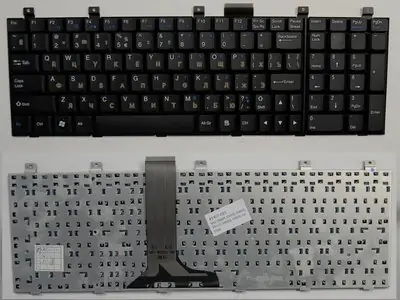 Клавиатура для ноутбука LG E500 чёрная