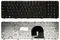 Клавиатура для ноутбука HP Pavilion dv7-4121er чёрная, с рамкой