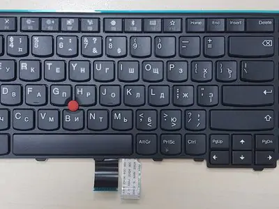Клавиатура для ноутбука Lenovo ThinkPad L570 чёрная, с рамкой, с джойстиком