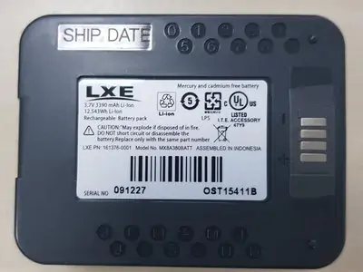 Аккумулятор для терминала сбора данных Honeywell LXE MX8 Original quality