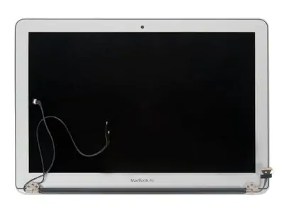 Матрица (экран) для ноутбука Apple MacBook Air 13" A1466 (2013-2015) Верхняя крышка Серебряная
