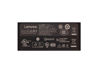 Блок питания 65W для ноутбука Lenovo 01fr028 (square shape) Premium