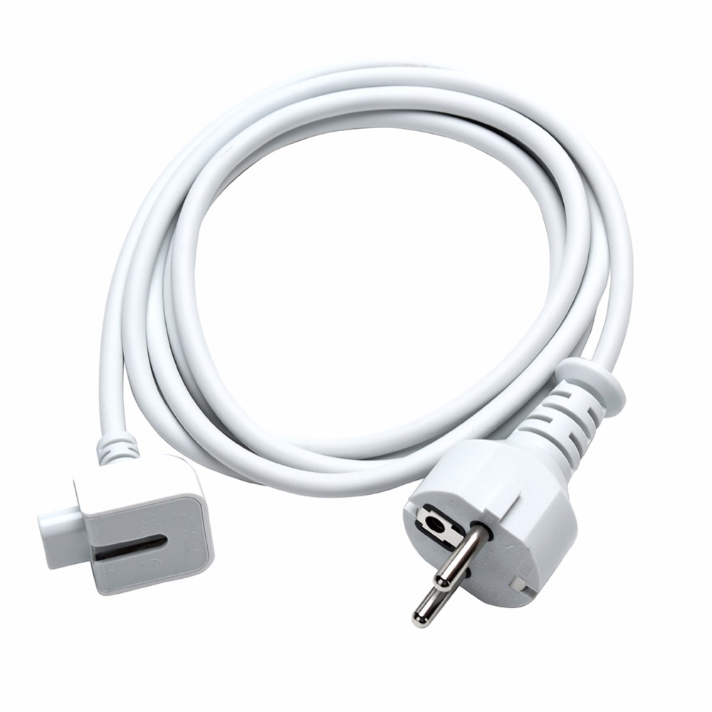 Сетевой кабель (удлинитель) для блока питания Apple EURO PLUG (1,8 м)  купить в Москве по цене 500 ₽ - NBDOC