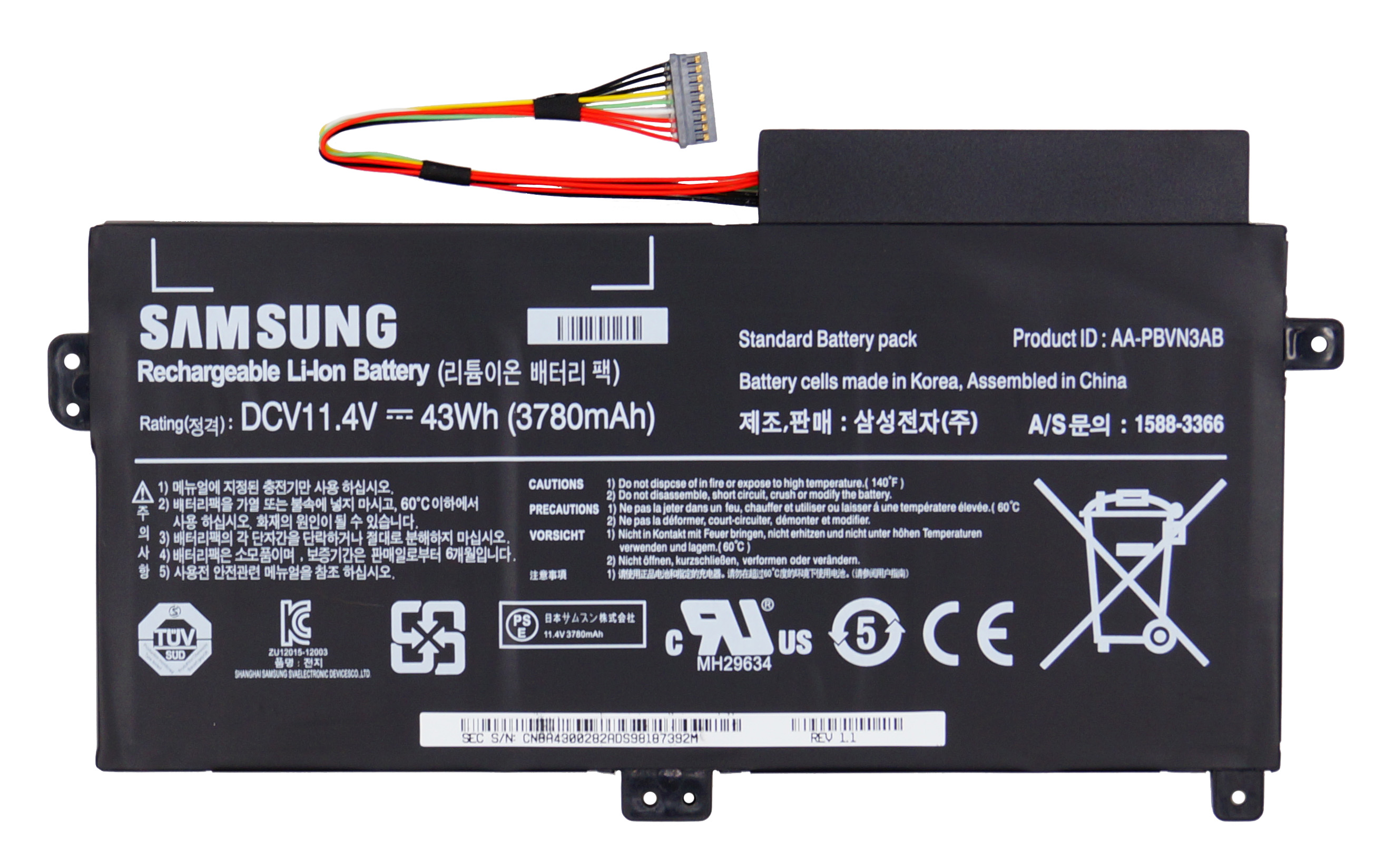 Аккумулятор для ноутбука Samsung AA-PBVN3AB Original quality купить в  Москве по цене 2 370 ₽ - NBDOC