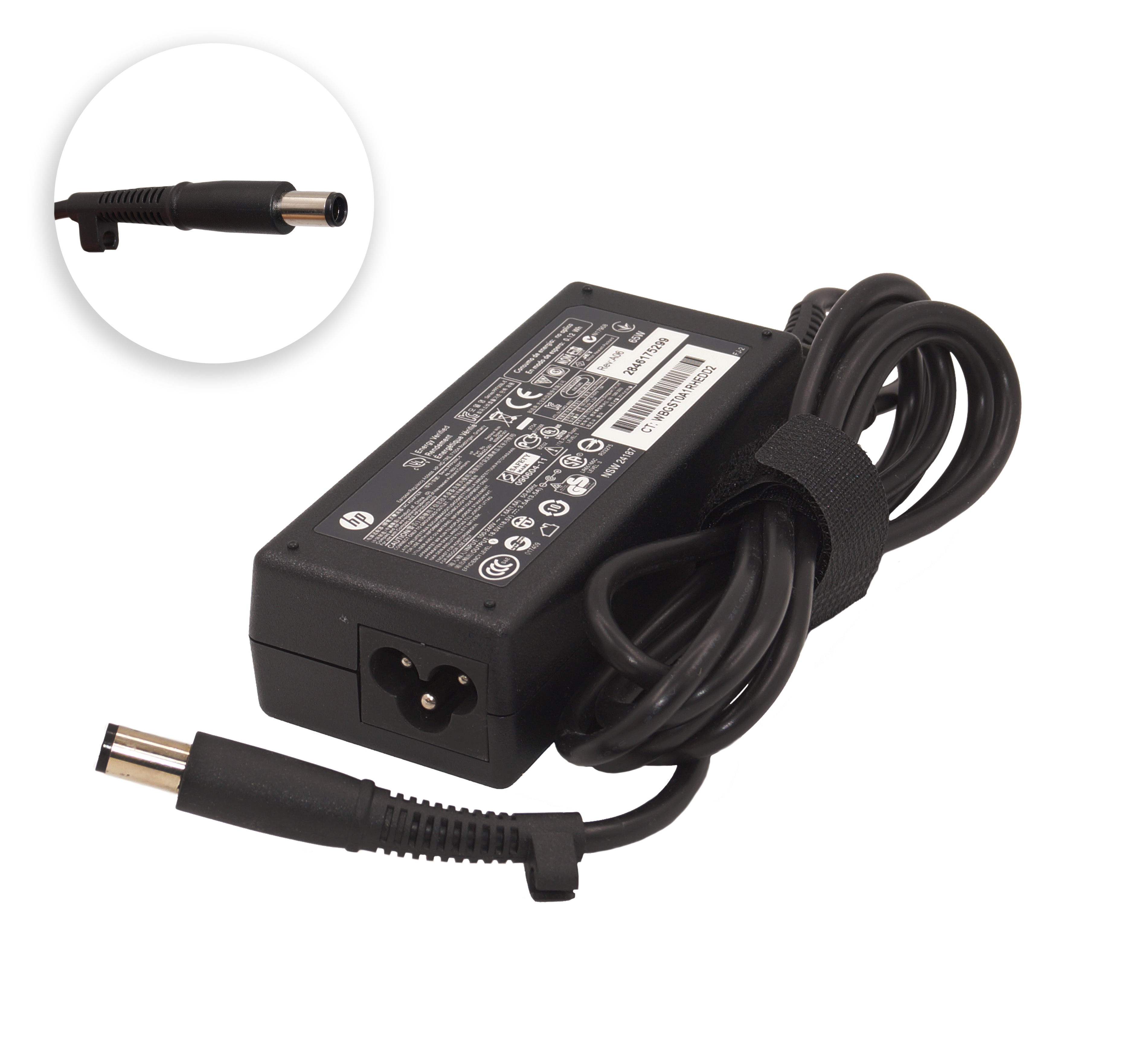Блок питания (зарядка) 65W для ноутбука HP PPP009L-E Premium с сетевым ...